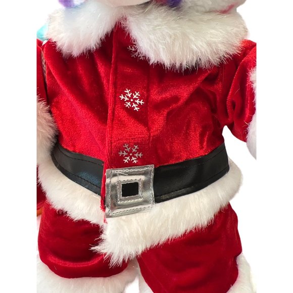 Build A Bear Workshop Outfit Santa Claus Velour Christmas Teddy Dress Up Clothes - Picture 3 of 10